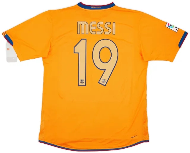 Nike 2006-08 Barcelona Away Shirt Messi #19 (L)
