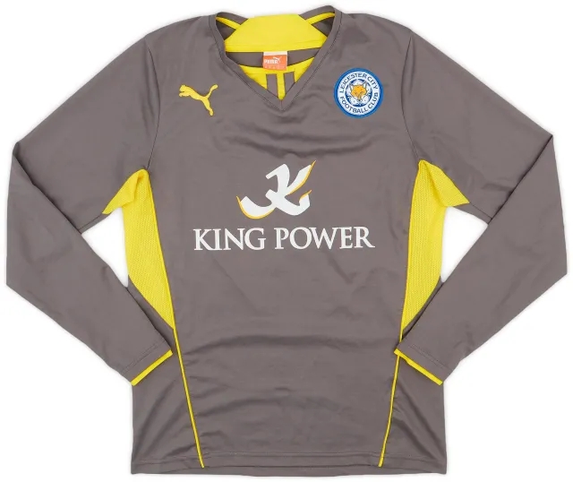 Puma 2013-14 Leicester Away L/S Shirt - 6/10 - (M)