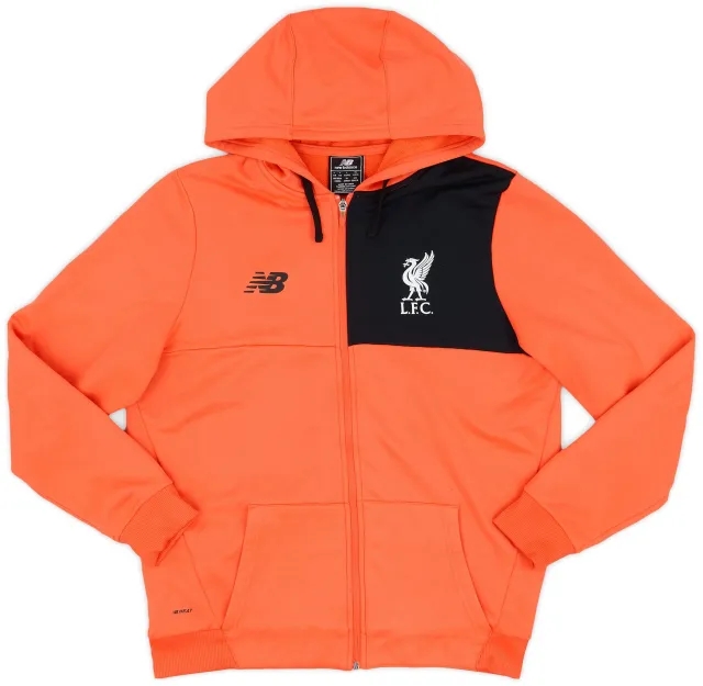 2016-17 Liverpool New Balance Hooded Sweat Top - 8/10 - (L)