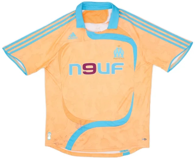 adidas 2007-08 Olympique Marseille Third Shirt - 5/10 - (L)