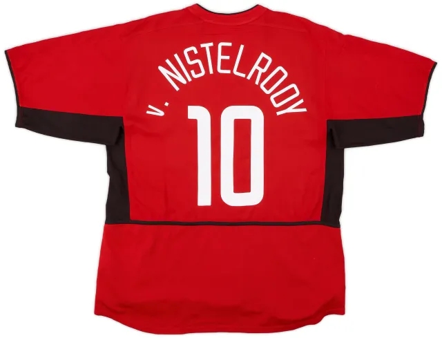 Nike 2002-04 Manchester United Home Shirt v.Nistelrooy #10 - 7/10 - (XXL)