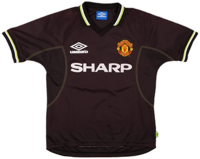 Umbro 1998-99 Manchester United Third Shirt - 9/10 - (Y)