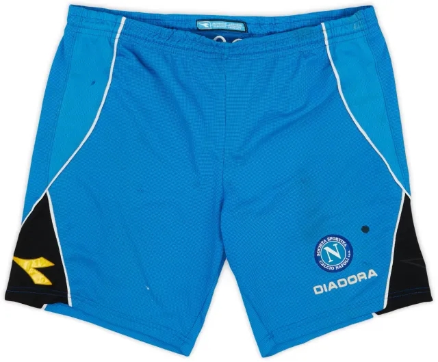 Diadora 2002-03 Napoli Home Shorts - 5/10 - (M)