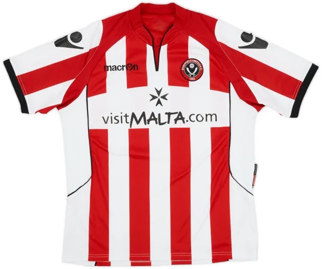 Macron 2010-11 Sheffield United Home Shirt - 6/10 - (L)