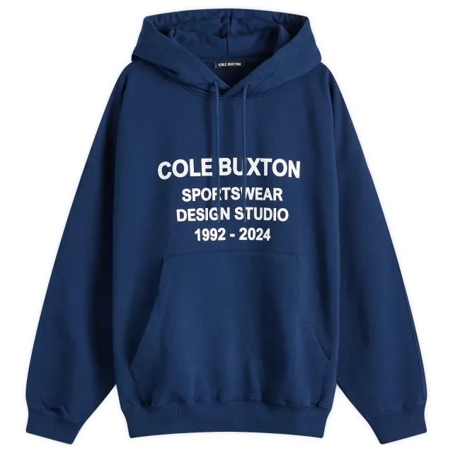 Cole Buxton Men's Design Studios Hoodie Navy