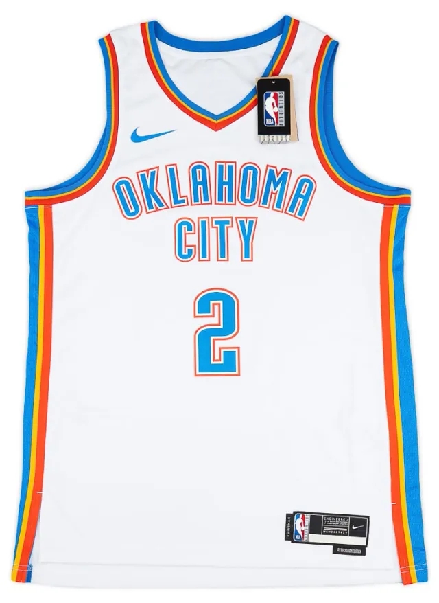 2019-24 Oklahoma City Thunder Gilgeous-Alexander #2 Nike Swingman Home Jersey (S)