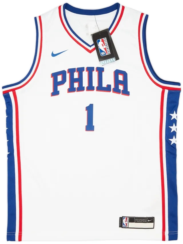 2022-23 Philadelphia 76ers Harden #1 Nike Swingman Home Jersey (L.Kids)