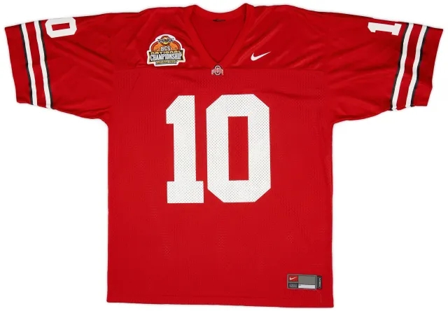 2007 Ohio State Buckeyes Smith #10 Nike Home Jersey (Excellent) XL
