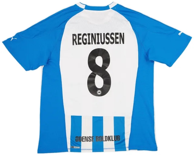 Puma 2011-12 Odense Home Shirt Reginiussen #8 - 7/10 - (XL)
