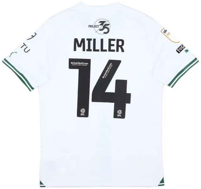 Puma 2023-24 Plymouth Match Issue Away Shirt Miller #14