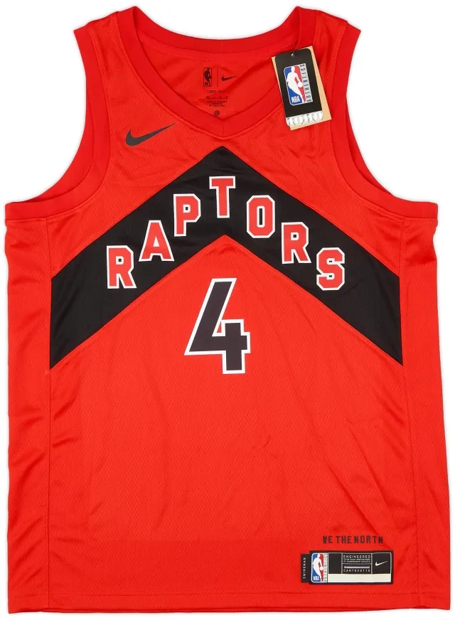 2021-24 Toronto Raptors Barnes #4 Nike Swingman Away Jersey (L)