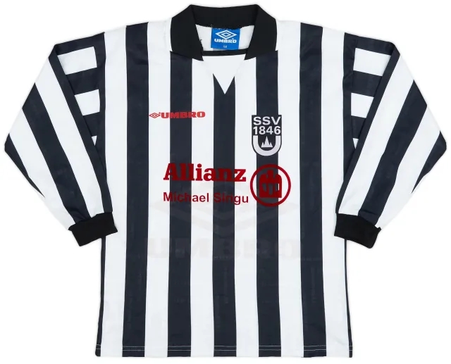 Umbro 1990s SSV Ulm Home L/S Shirt #17 - 8/10 - (L.Boys)