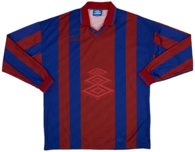 1990s Umbro Template L/S Shirt - 8/10 - (XL)