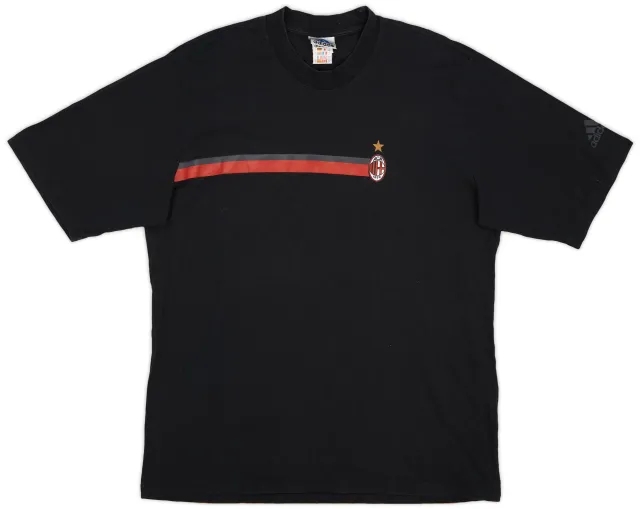 2000s AC Milan adidas Cotton Tee - 8/10 - (L)