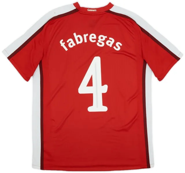 Nike 2008-10 Arsenal Home Shirt Fabregas #4 - 6/10 - (L)