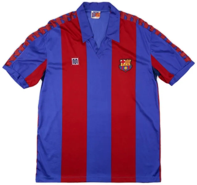 Meyba 1984-89 Barcelona Home Shirt - 8/10 - (M)