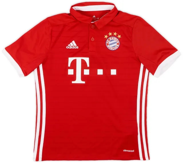 adidas 2016-17 Bayern Munich Home Shirt - 9/10 - (M.Boys)