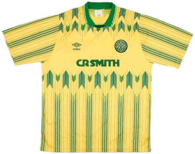 Umbro 1989-91 Celtic Away Shirt - 7/10 - (L)