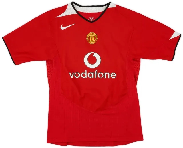Nike 2004-06 Manchester United Home Shirt - 5/10 - (L.Boys)
