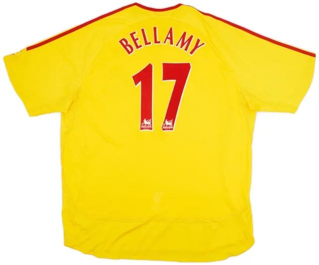 adidas 2006-07 Liverpool Away Shirt Bellamy #17 - 6/10 - (XXL)