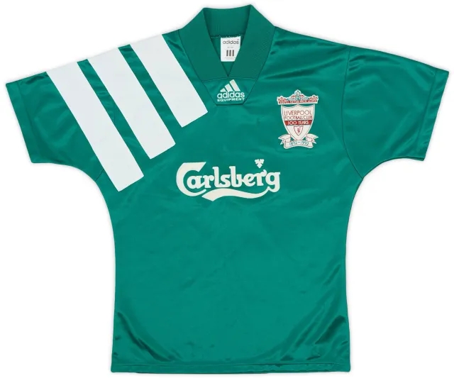 adidas 1992-93 Liverpool Centenary Away Shirt - 8/10 - (L.Boys)