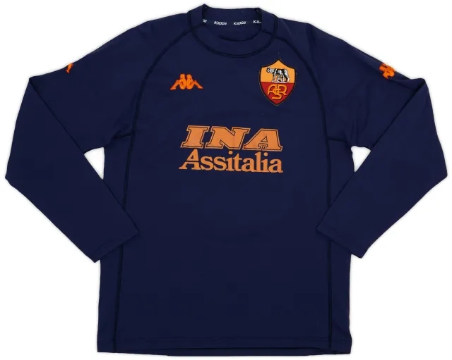 Kappa 2000-01 Roma Third L/S Shirt - 7/10 - (XL)
