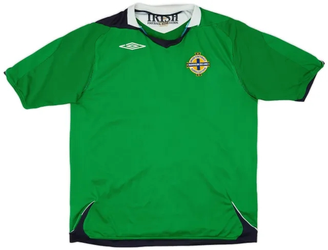 Umbro 2006-08 Northern Ireland Home Shirt - 6/10 - (L)
