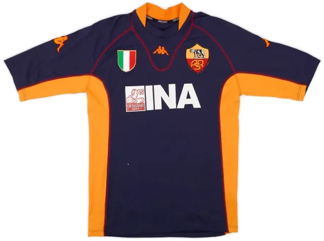 Kappa 2001-02 Roma Third Shirt - 7/10 - (XL)