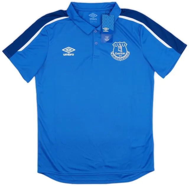 2017-18 Everton Umbro Polo Shirt (M)