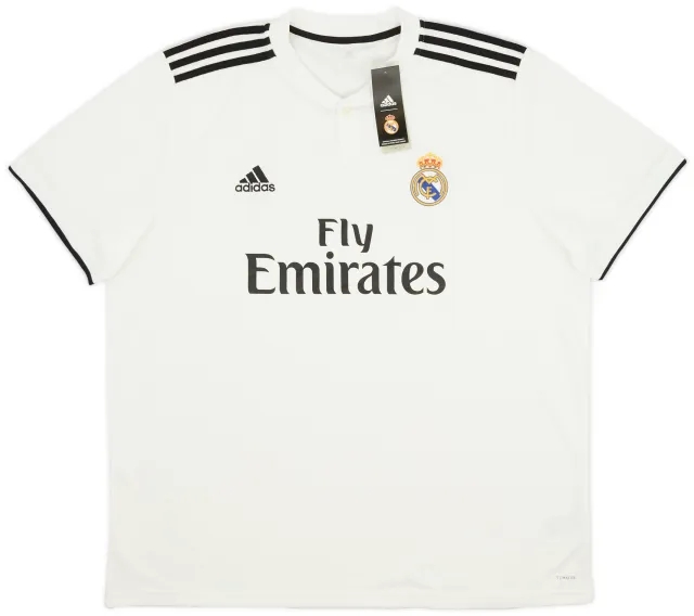 adidas 2018-19 Real Madrid Home Shirt (XXL)