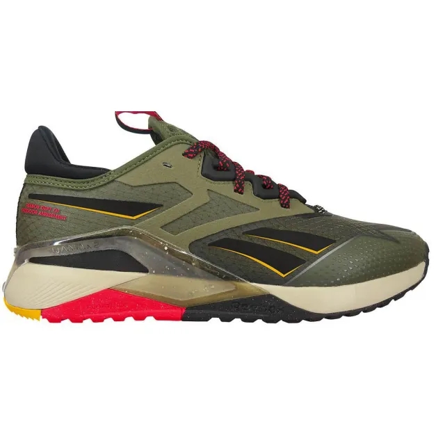 Reebok X2 TR Adventure Shoes Mens - Army Green / Core Black / Neon