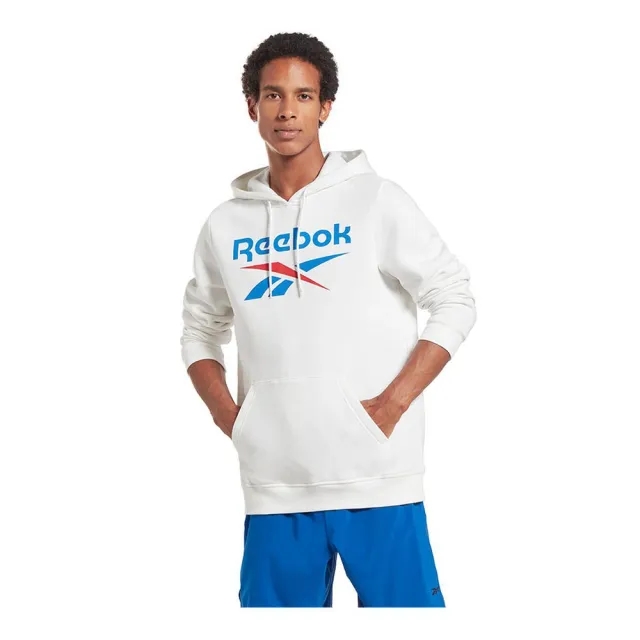 Reebok Identity Fleece Stacked Logo Pullover Sweatshirt