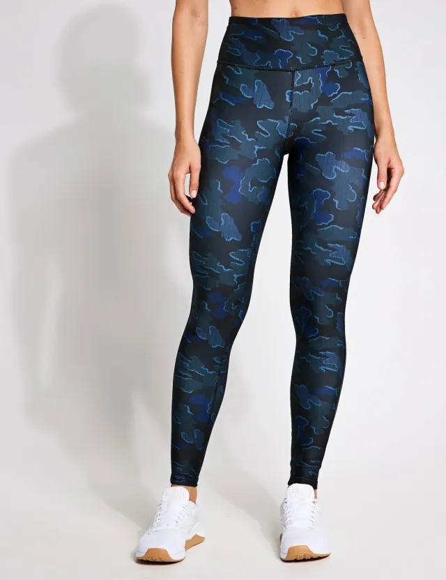 Reebok Women's ID Train Camo Leggings - Black -  Size: XS