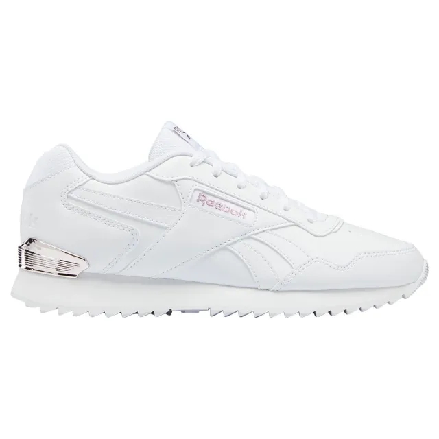 Women's Reebok Glide Ripple Clip Trainers - Cloud White/Rose Gold -  Size: UK 8