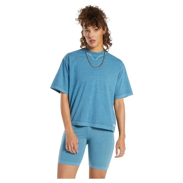 T-Shirt Reebok Classics Natural Dye Boxy T-Shirt Steel Blue L