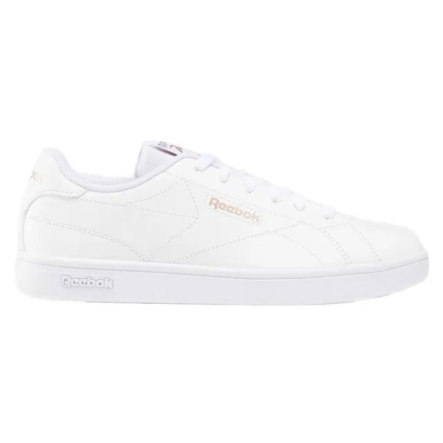 Reebok Women's Court Clean Trainers - White/Rose Gold -  Size: UK 8