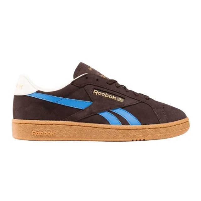 Reebok club c grounds trainers in brown multi
