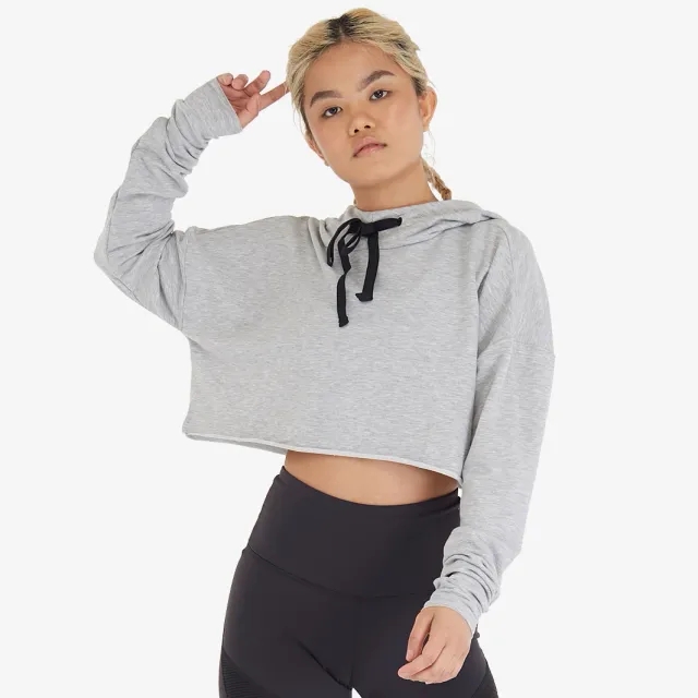 Reebok Womens Crop Hoodie