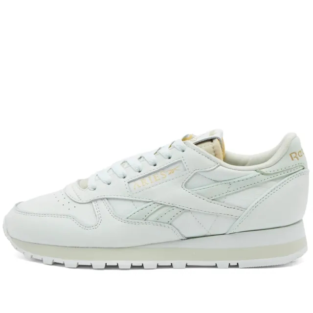 Reebok x Aries Classic Leather Opal Glow/Cool Sage/Storm Glow