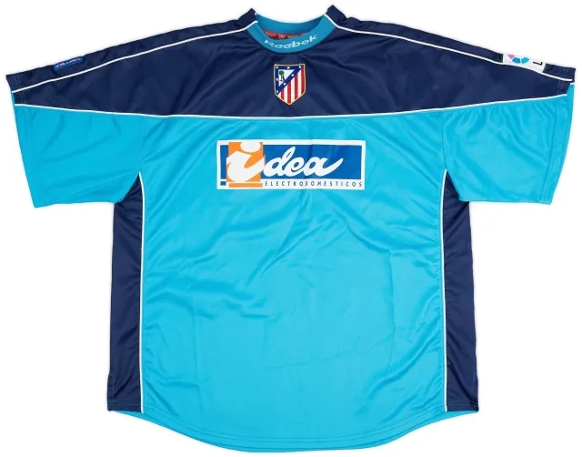 Reebok 2000-01 Atletico Madrid GK S/S Shirt - 8/10 - (3XL)