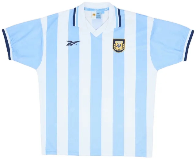 Reebok Argentina Mens SS Home Shirt 1999