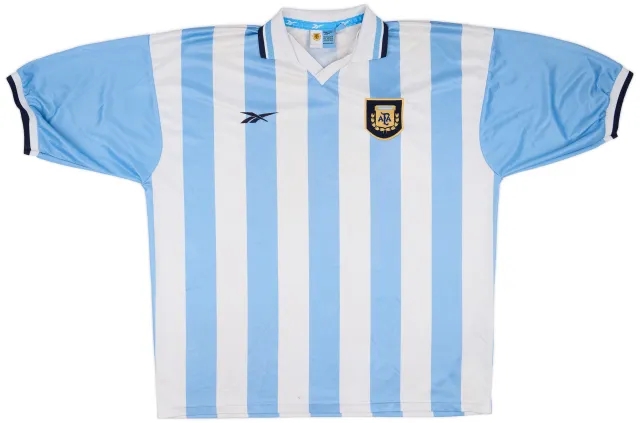 Reebok 1999-00 Argentina Home Shirt - 6/10 - (XXL)