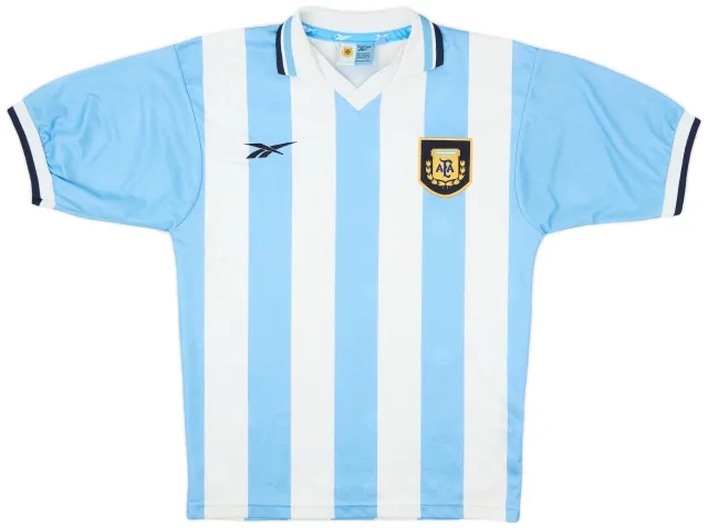 Reebok 1999-00 Argentina Home Shirt - 7/10 - (S)