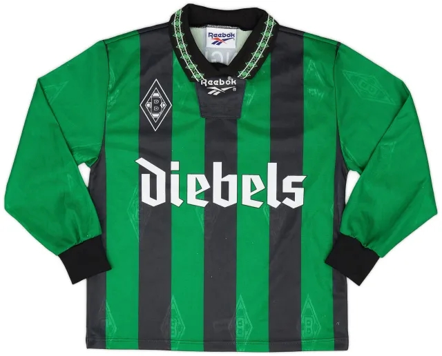 Reebok 1995-96 Borussia Monchengladbach Away L/S Shirt - 9/10 - (XS)