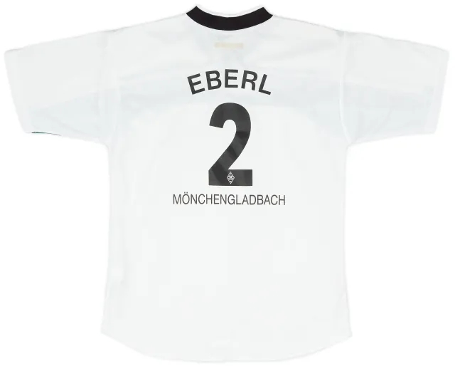Reebok 2000-02 Borussia Monchengladbach Home Shirt Eberl #2 - 8/10 - (S)