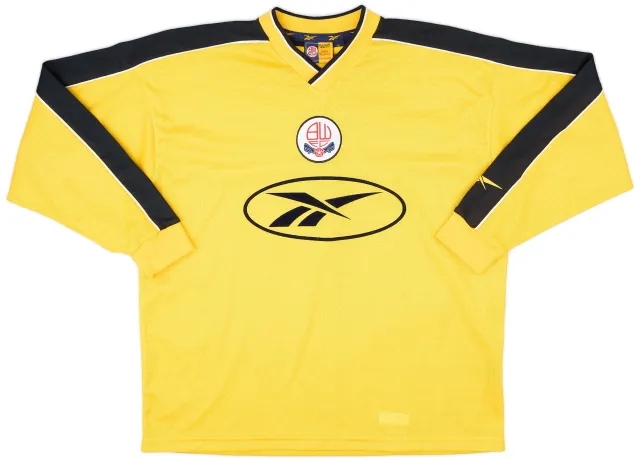 Reebok 1998-00 Bolton Away L/S Shirt - 9/10 - (XL)