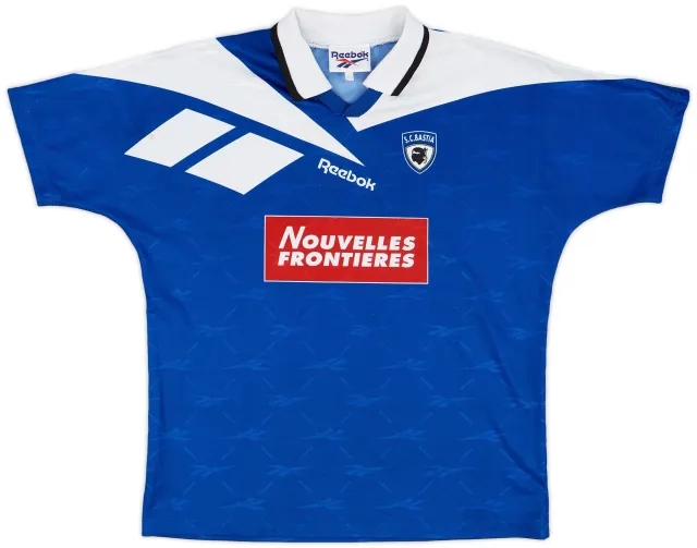 Reebok 1995-96 Bastia Home Shirt - 8/10 - (XL.Boys)