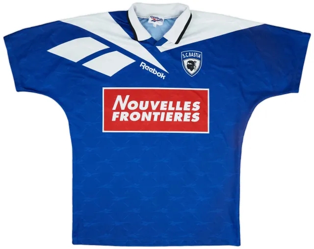 Reebok 1995-96 Bastia Home Shirt - 9/10 - (L)
