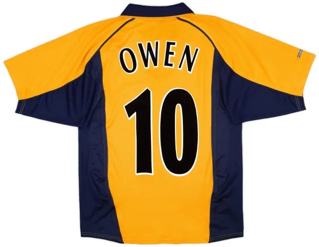 Reebok 2000-02 Liverpool Away Shirt Owen #10 - 5/10 - (S)