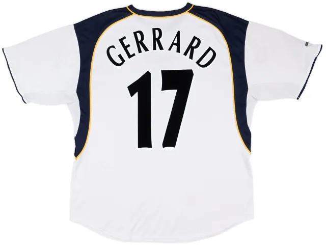 Reebok 2001-03 Liverpool Away Shirt Gerrard #17 - 6/10 - (XL)